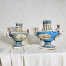 定金现货后台询价收藏级 老巴黎打标 超重工 女神手柄 皇家蓝花瓶