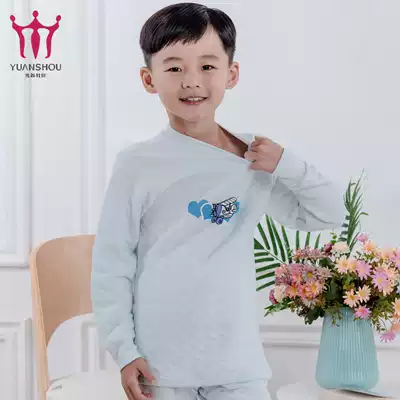 Children's underwear half-turtleneck long-sleeved shirt Autumn and winter air layer heating clothes Children's autumn clothes single-piece warm shirt