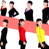 涪舞 Демисезонный осенний лонгслив, базовая приятная телу многоцветная спортивная одежда, большой размер