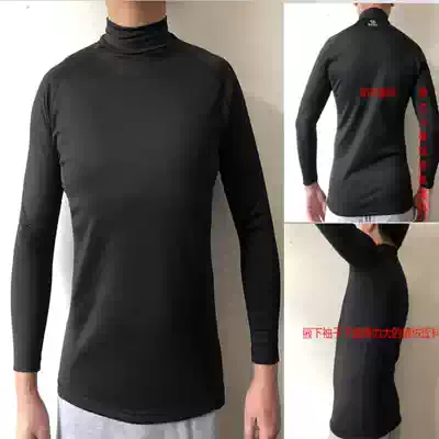 Foreign trade special men windproof quick-drying tights outdoor riding fitness warm flocking base shirt
