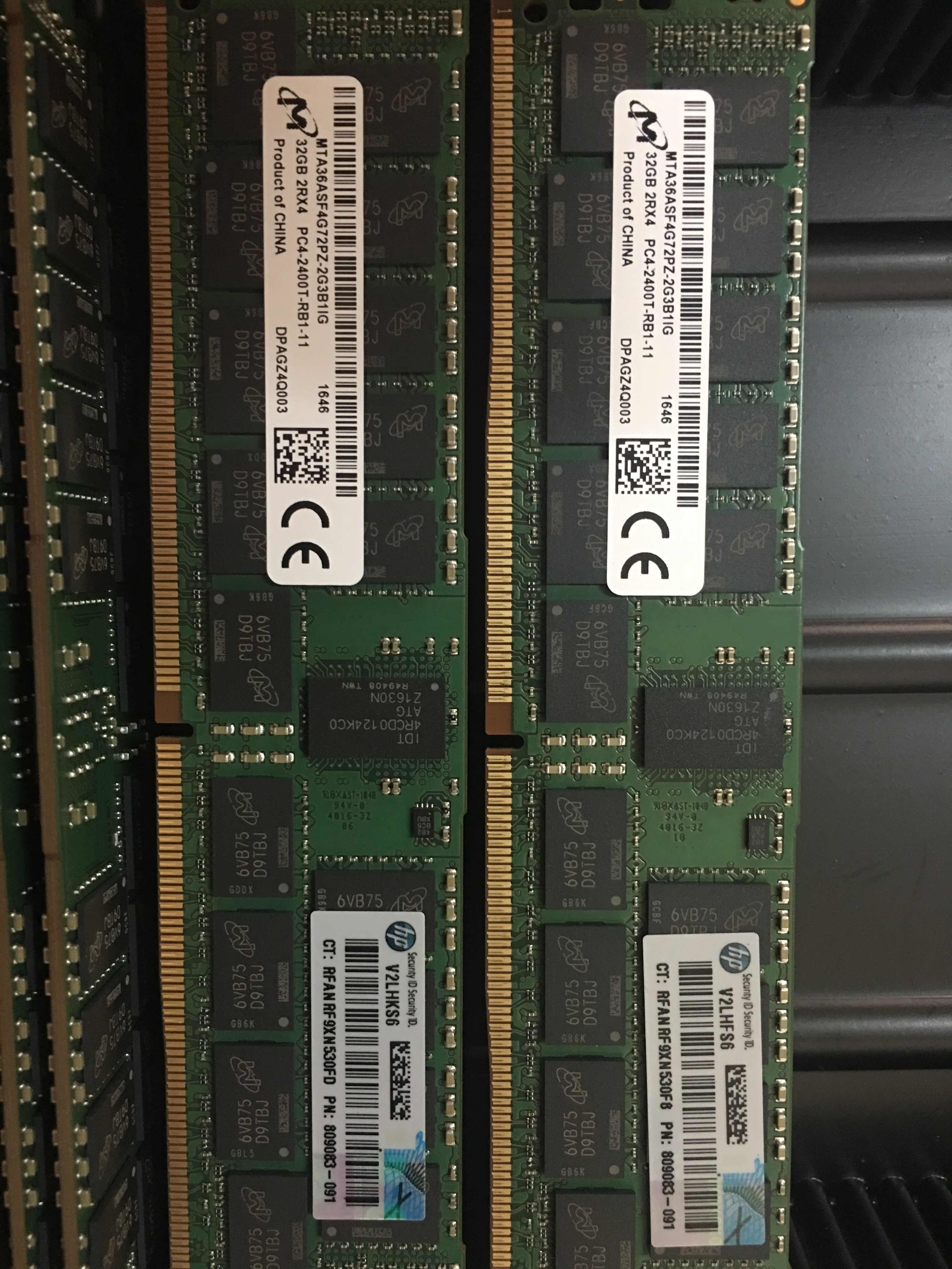 HP 805351-B21 809083-091 32GB DDR4-2400T DL380GEN9 Memory