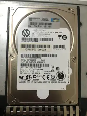 HP HP 507284-001 507127-B21 HP 300g SAS 2 5 original hard drive number can be checked