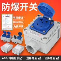 Explosion - proof switch socket 220V three - hole five - hole industrial socket plug 10 A16A clad socket