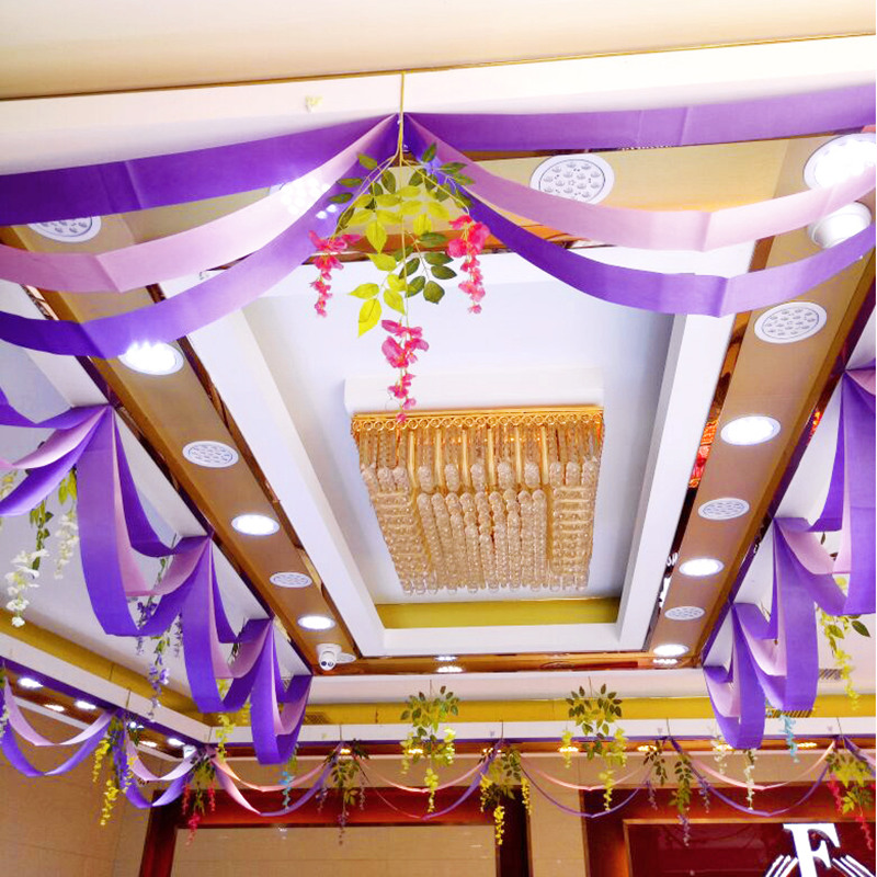 Wave Flag Ribbon Opening Suspended Ceiling Decoration Flower