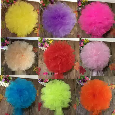 Wedding gauze flower ball wedding supplies wedding room living room wedding stair handrail front decoration wedding flower decoration