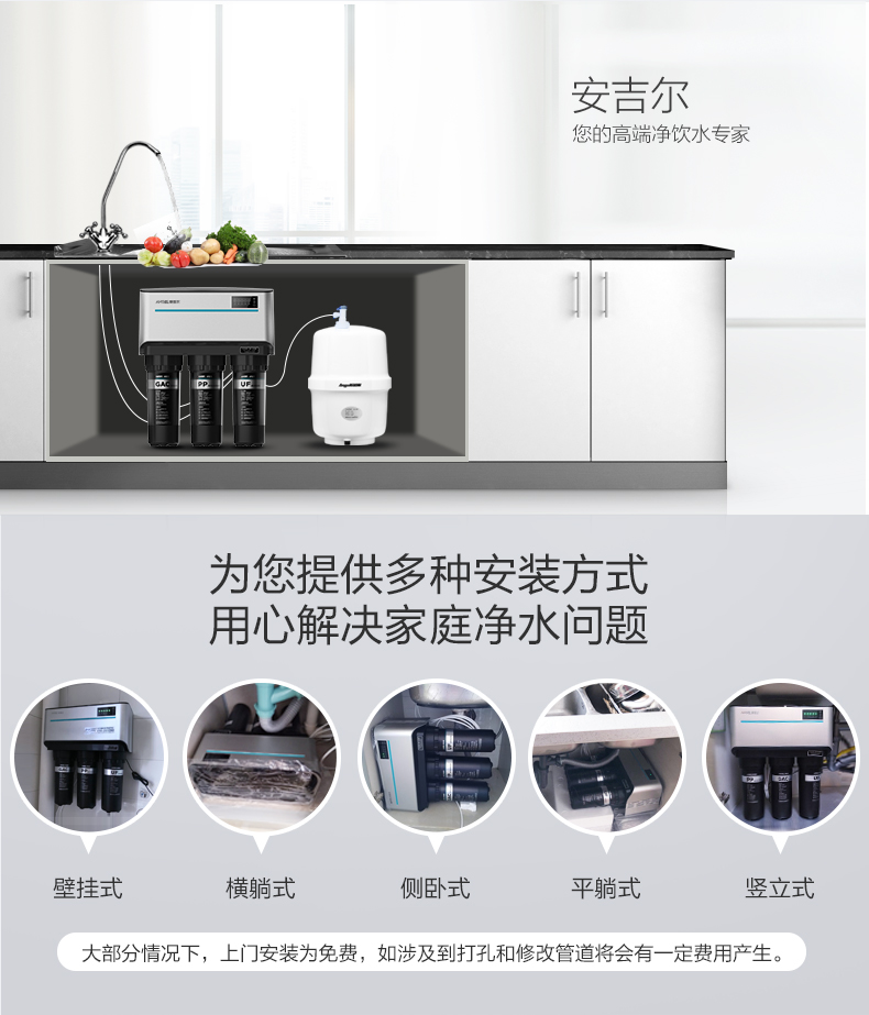 安吉尔 RO反渗透 家用净水器 图13