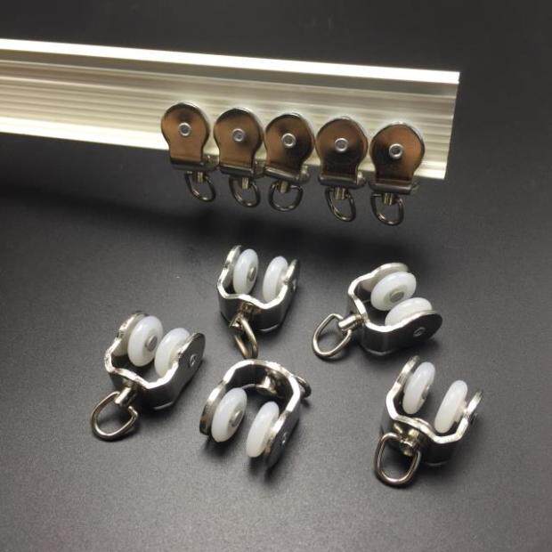 Curtain accessories pulley old-fashioned roller curtain wheel curtain track pulley track wheel manufacturer direct sales