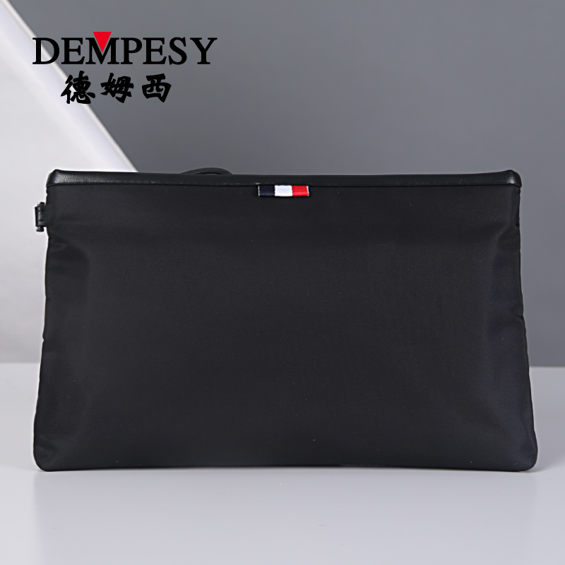 Men's clutch clutch bag clutch bag envelope bag canvas Oxford cloth large capacity casual new clip bag tide 2019