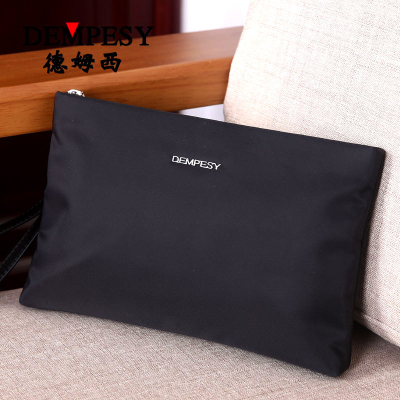 2022 new handbag men's canvas Oxford cloth large-capacity fashion nylon clutch net version file bag envelope bag