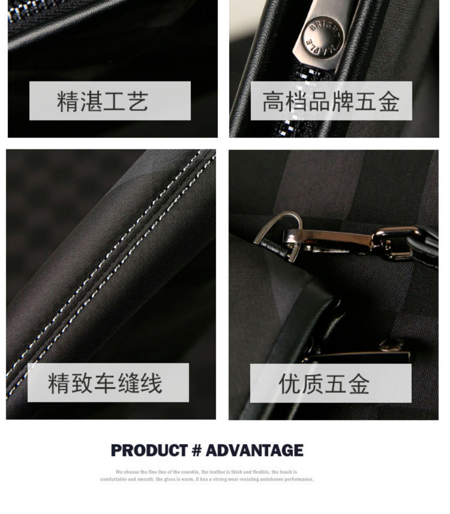 New nam túi xách ly hợp túi ly hợp túi đeo tay clip vải Oxford vải kẻ sọc nam phong bì túi thủy triều - Túi của con người balo gucci