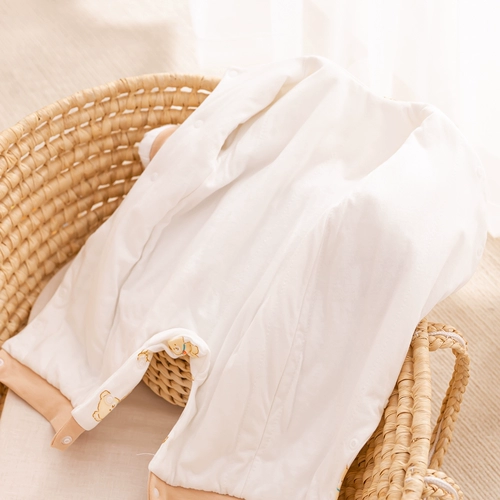 Осенний демисезонный комбинезон для новорожденных для младенца, стеганое детское боди, осеннее термобелье