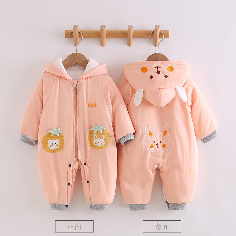 Special price clear cabin female baby even body clothes baby cotton huddling 69 months autumn and winter cute out for winter clothing cotton clothing