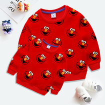 ins parent-child sweater 2021 spring and autumn new family of three family outfit new Year mother and child outfit brother and sister outfit foreign style