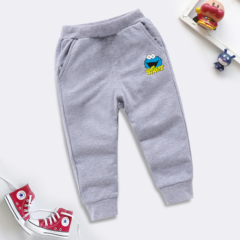 Nam và nữ sweatpants childrens quần bông bé quần lỏng lẻo 2019 mùa xuân và mùa thu childrens quần âu.