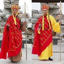 Tang Monk hat costume Full set of adult performance costume suit Journey to the West Tang Xuanzang Sanzang clothes Cassock Zen stick