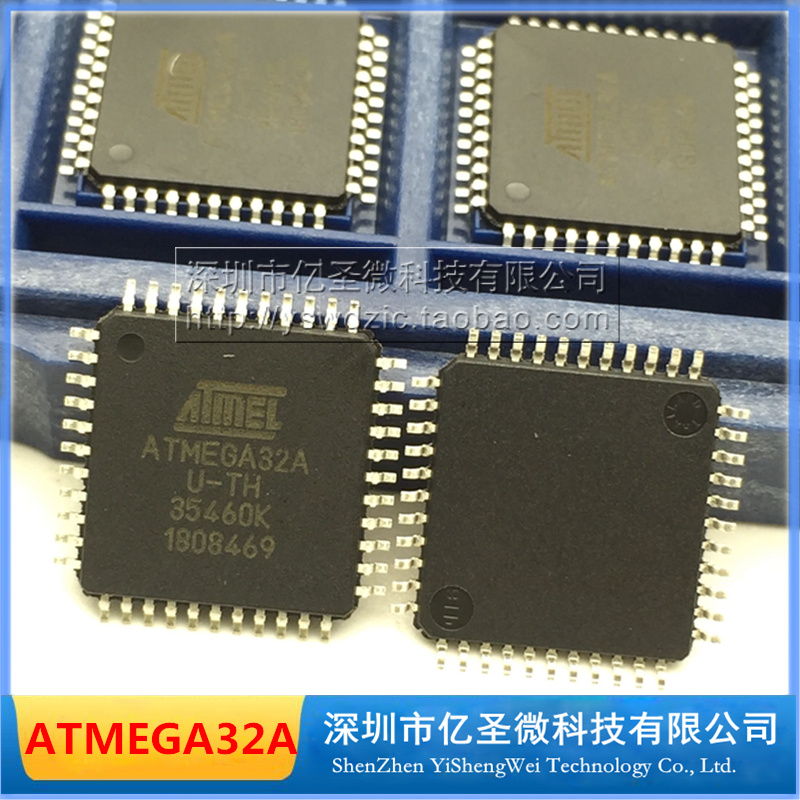 Original ATMEL patch ATMEGA32A-AU 8-bit microcontroller AVR 32K flash memory 44-TQFP