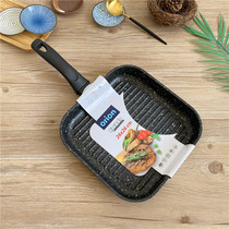  Pan non-stick pan Fried steak special pot Striped wheat rice stone color household steak frying pan Breakfast pot Foreign trade list