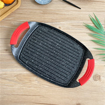  Maifan stone non-stick teppanyaki baking plate Oven plate Steak frying pan barbecue pot open flame induction cooker oven universal