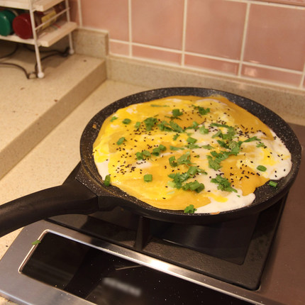 Foreign Trade Flat Bottom Nonstick Frying Pan Branded Pancake Pan DIY Mold Bull Row Frying Pan Gas Stove Induction Oven Universal