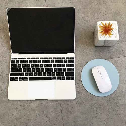 Маленькая мышка подходит для мужчин и женщин, кожаный ноутбук