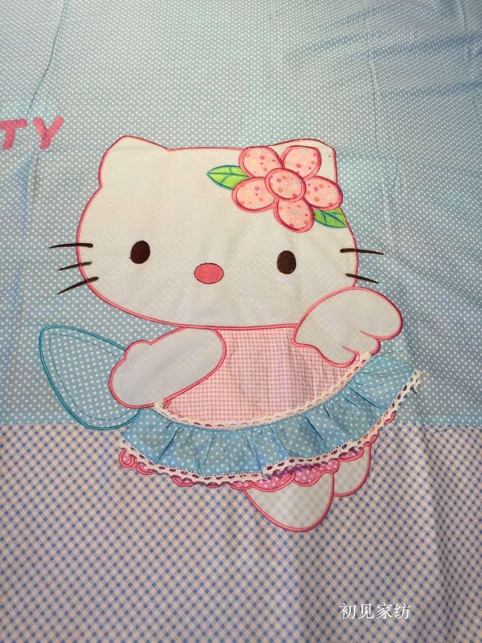Trẻ em cotton bốn mảnh thuyền buồm Địa Trung Hải twill cậu bé cô gái phòng mô hình Người Anh gió khăn trải giường