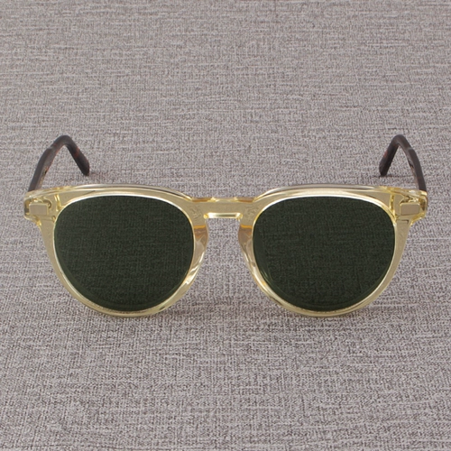 MOSCOT LEMTOSH Ретро прозрачные зеленые солнцезащитные очки