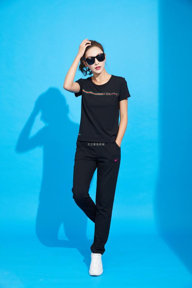 Authentic City Demei 2018 mới ngắn tay áo thể thao cotton giản dị áo thun size rộng cổ tròn áo polo mùa hè áo polo thể thao nam