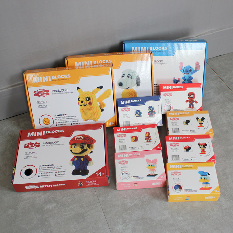 Missing adults Kids can play with microparticles small parquet puzzle Puzzle Building Blocks Children Toy children Building Blocks Toys