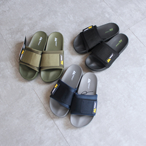 Export Sweden adjustable Velcro summer sandals mens non-slip casual sandals lightweight one-word slippers