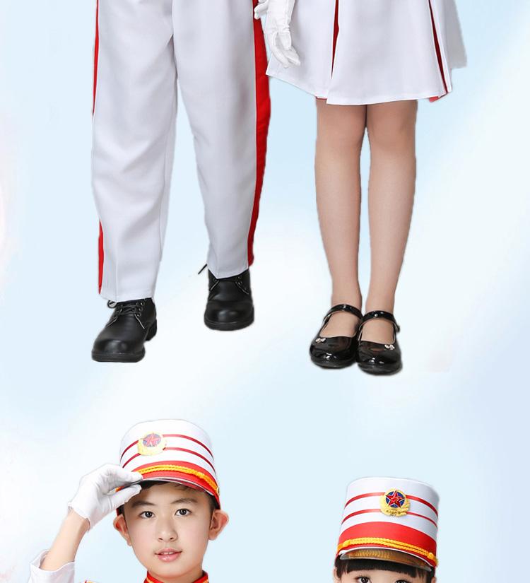 Yue Han mới trống đội quần áo cờ tăng ban nhạc snare ban nhạc quần áo trẻ em nghi lễ đội cờ trang phục lớp đồ thể thao trẻ em