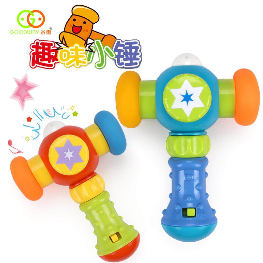 Valley Rain Baby 0-24 Months Sound And Sound Knock Hammer Infant Early Lessons Wisdom Music Knocks Baby Plastic Toys