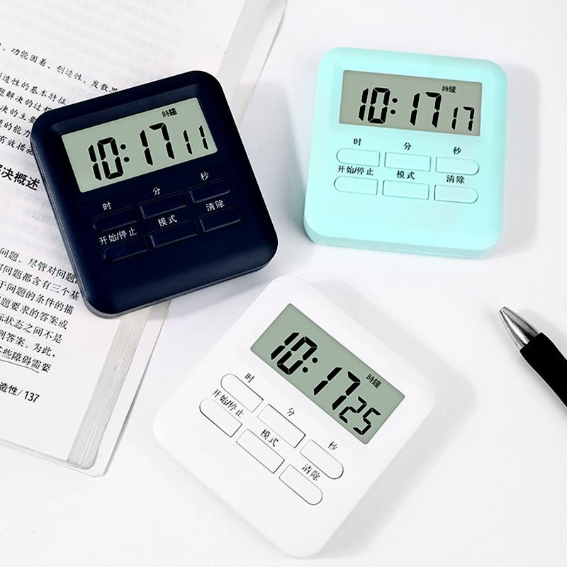 Timer Reminder Students can mute learning multi-functional clock kitchen baking management countdown homework when doing questions