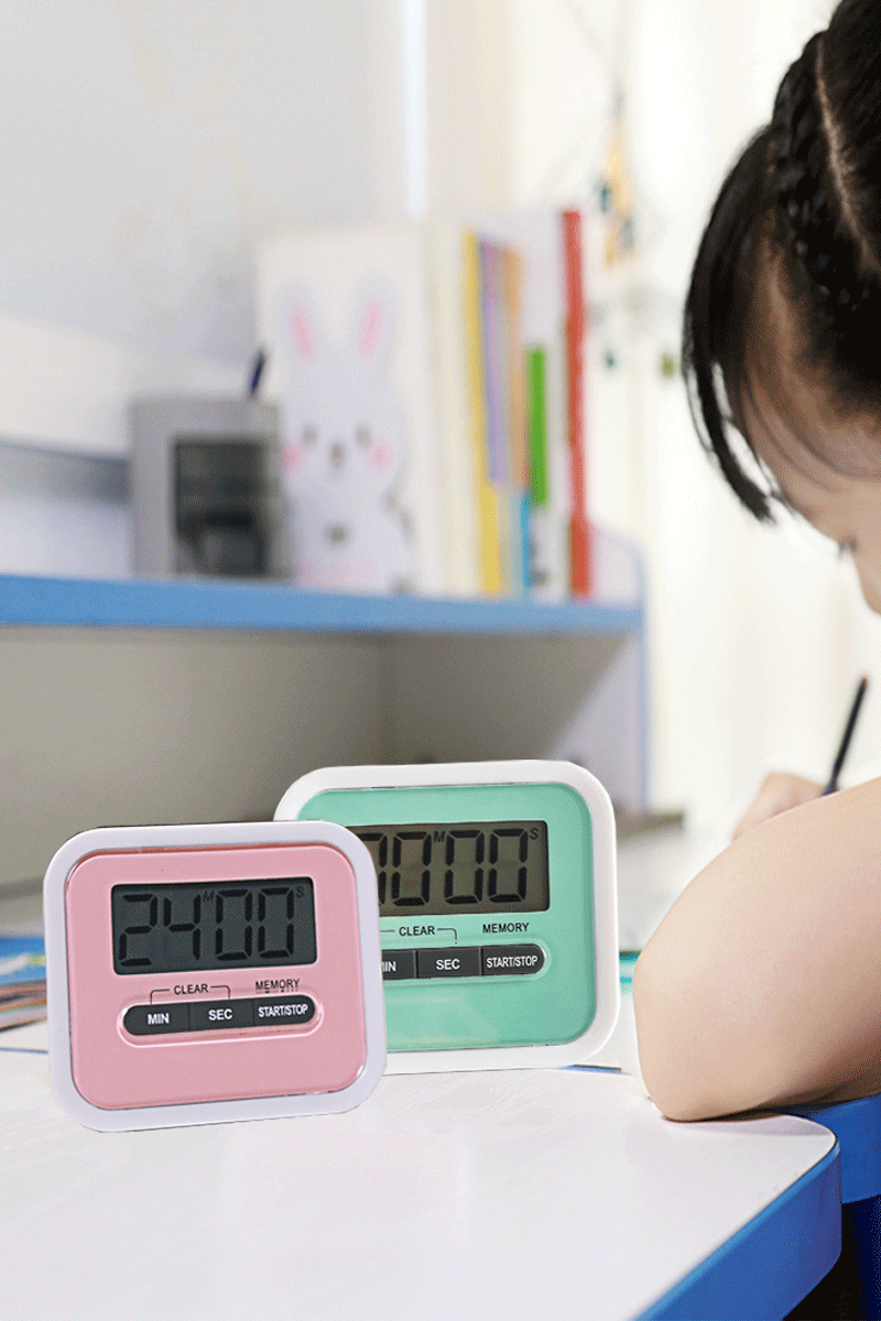 Timer Girl heart cute reminder Primary school students do homework countdown Children's electronic timer