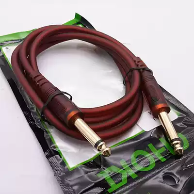 Audio cable speaker guitar cable 6 5 pairs 6 5 pairs 6 5 big two core mono male to male 6 35 audio cable
