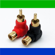 90 degree elbow right angle lotus male to female video male to female RCA revolution RCA seat conversion plug gold plated