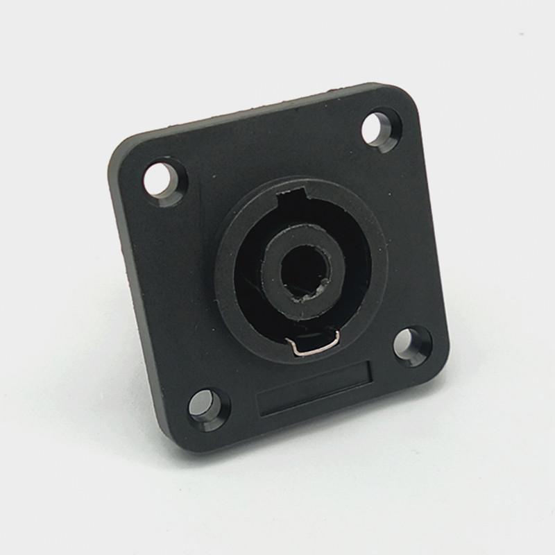 Four-core large shape speaker audio professional socket female seat 4-core audio connector amplifier cannon Ohm large seat