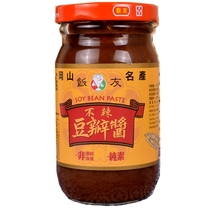  2 bottles of Taiwan original Gangshan rice Friends non-spicy bean paste 230g vegetarian red oil bean paste condiment