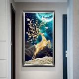 Новая вышиваемая вышиваемая вышивка 2022 крыльца лось маленькие детали сама спальня для гостиной вышива