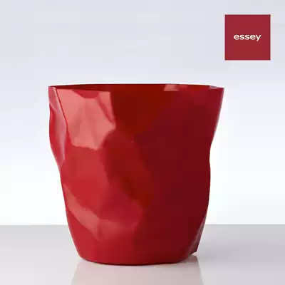 Danish essey creative folds Nordic simple solid color designer art garbage trash Bin Bin Bin Bin storage