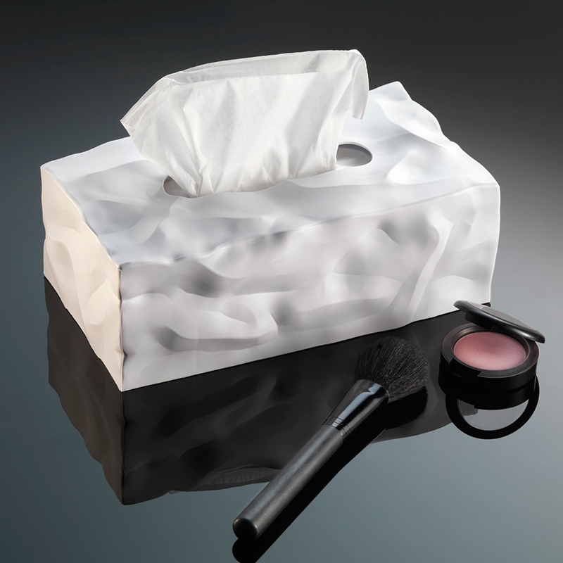 Denmark essey tissue box European living room car toilet paper box Household creative pleated napkin without base