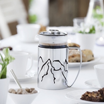 Denmark Rosendahl Nordic Stainless Steel Glass Method Coffee Teapot Insulation Press Pot press jug