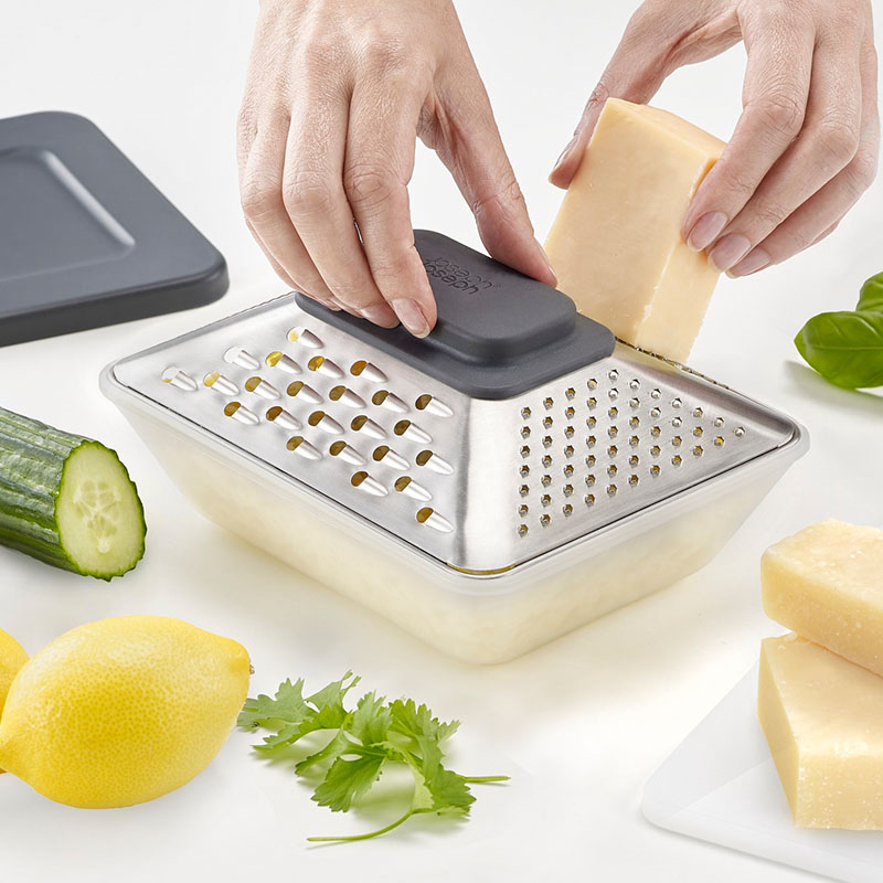British Joseph four-edge wire eraser with storage storage box Potato grater, grater, shredder, shredder artifact