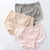 Quần lửng nữ cao đến eo Quần cotton phía dưới Túi thoải mái hông eo thắt lưng bên hông quần short tam giác - Giống cái quan lot nu