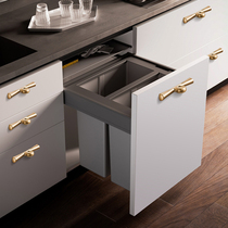 cabinet door handle gold light lavish cabinet wardrobe drawers upscale modern minimalist black furniture copper wire drawing door handle