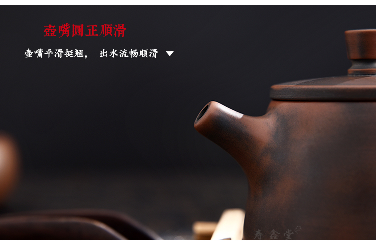 Shou Xin Tang Authentic Qinzhou Mud Xing Tao thủ công ngày vào thùng Kimu thay đổi lò nung văn phòng hộ gia đình Puer bộ trà bình hãm trà