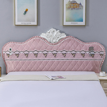 Bedside cover European and Korean-style curved bag bedside semi-circle thickened full-coverage bedside back soft bag universal 2022 new