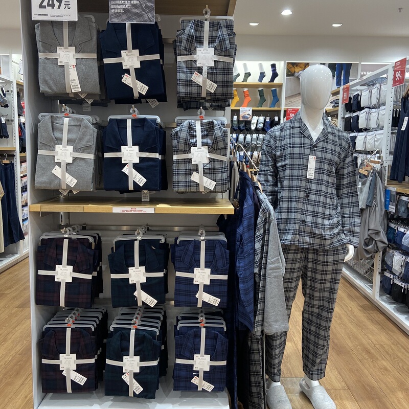 Uniqlo Men's Flannel Pajamas (Long Sleeve) 419904 419902 419898 in Stock