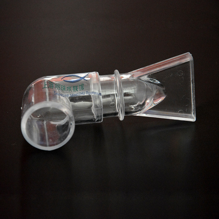 Aquarium fish tank acrylic transparent elbow elbow transparent duckbill nozzle elbow 90 degree corner elbow