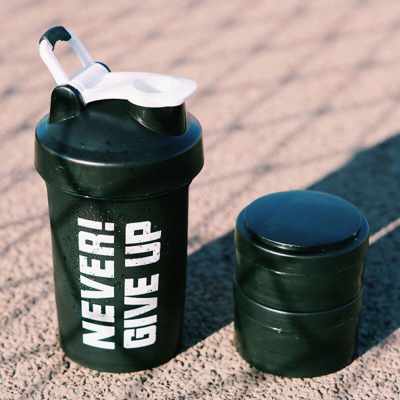Shake cup Fitness milkshake cup Fitness cup Protein powder cup Fitness cup Creative trend plastic large capacity portable