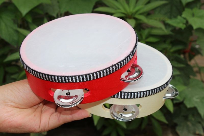 Ling drum rattle hand drum baby clap drum music early education tambourine drummer drum kindergarten teacher row dance